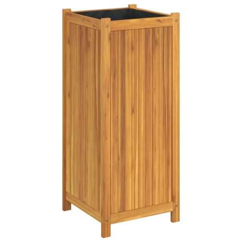 Vrtna sadilica s oblogom 42x42x100 cm od masivnog drva bagrema - 42 x 42 x 100 cm 1 Cijena