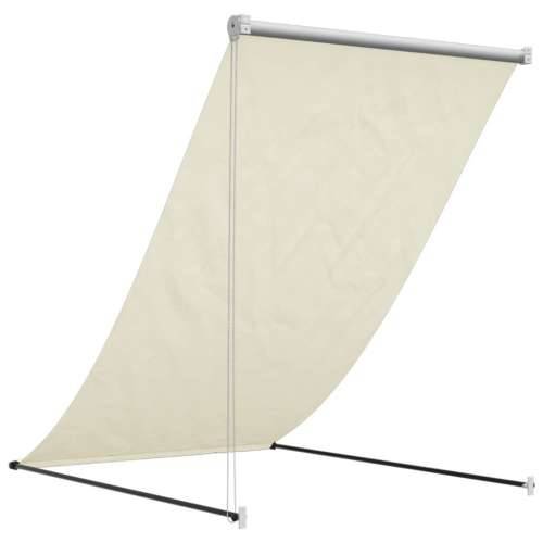 Tenda na uvlačenje krem 150 x 150 cm od tkanine i čelika - Krema 150 x 150 cm 1 Cijena