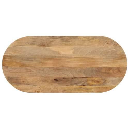 Stolna ploča 100 x 40 x 3,8 cm ovalna od masivnog drva manga - Drvo manga (prirodno) 100 x 40 cm 1 38 mm Cijena
