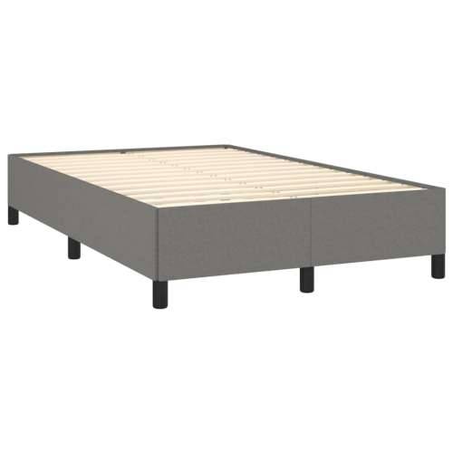 Krevet box spring s madracem tamnosivi 120 x 190 cm tkanina - Tamno siva 120 x 190 cm gumbi Cijena