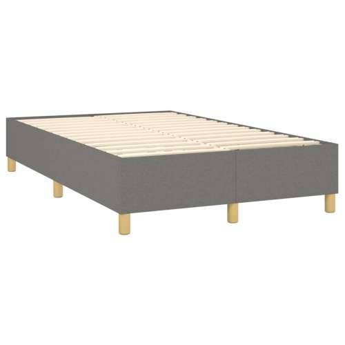 Krevet box spring s madracem tamnosivi 120 x 190 cm tkanina - Tamno siva 120 x 190 cm gumbi Cijena