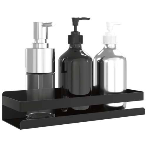 Polica za tuš mat crna 30x10x6 cm brušeni nehrđajući čelik 304 - 30 x 10 x 6 cm 1 Cijena