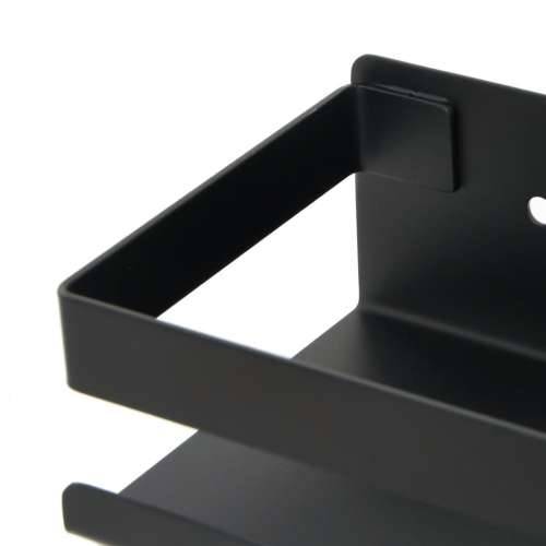 Polica za tuš mat crna 30x10x6 cm brušeni nehrđajući čelik 304 - 30 x 10 x 6 cm 1 Cijena