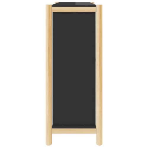 Ormarić za cipele crni 57,5x33x80 cm od konstruiranog drva - Crna 1 Cijena