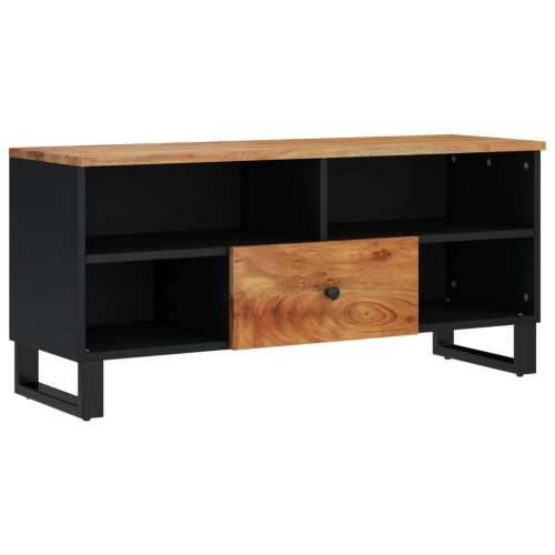 TV ormarić 100 x 33 x 46 cm drvo bagrema i konstruirano drvo Smeđa 1 Cijena