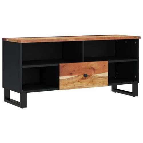 TV ormarić 100 x 33 x 46 cm drvo bagrema i konstruirano drvo Smeđa 1 Cijena