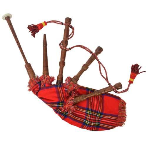Dječje škotske velike gajde crvene kraljevski tartan stewart