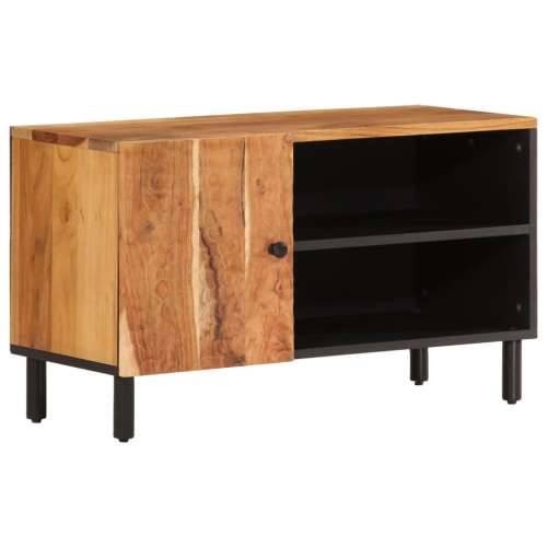 TV ormarić 80x33x46 cm od masivnog bagremovog drva - Prirodna 1 Masivno bagremovo drvo Cijena