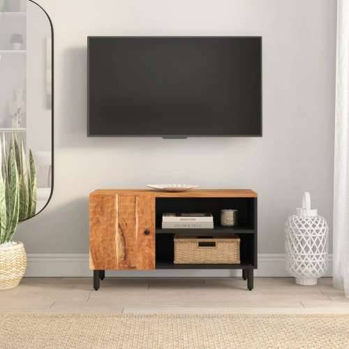 TV ormarić 80x33x46 cm od masivnog bagremovog drva - Prirodna 1 Masivno bagremovo drvo Cijena