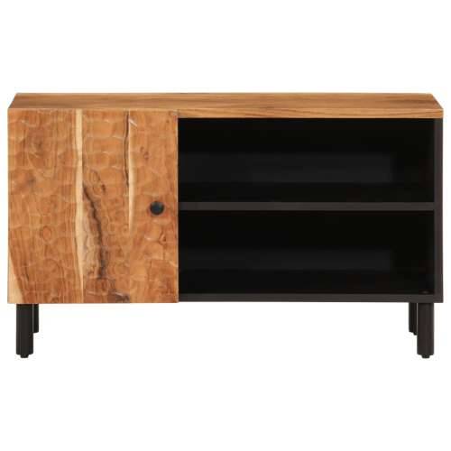 TV ormarić 80x33x46 cm od masivnog bagremovog drva - Prirodna 1 Masivno bagremovo drvo Cijena