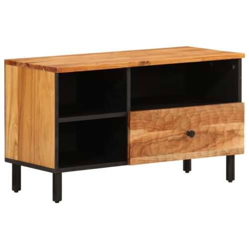TV ormarić 80x33x46 cm od masivnog bagremovog drva - Prirodna 1 Masivno bagremovo drvo Cijena