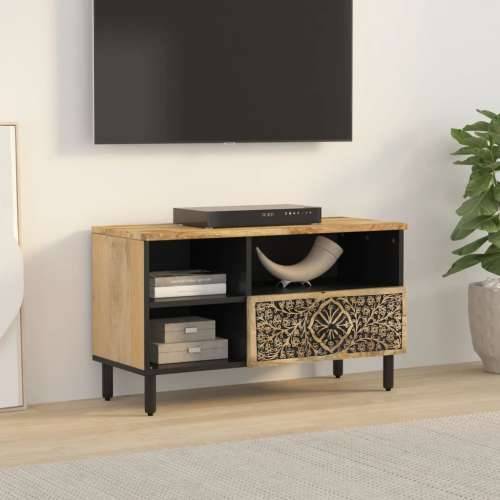 TV ormarić 80x33x46 cm od masivnog drva manga Cijena