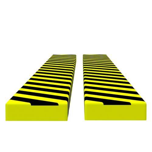 Kutni štitnici 2 kom žuto-crni 6 x 2 x 101,5 cm PU Cijena