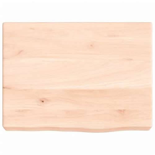 Zidna polica 40x30x(2-6) cm neobrađena masivna hrastovina - Prirodna 40 x 30 x 6 cm 1 Cijena