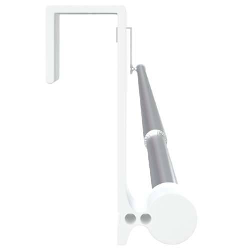 Karniše 2 kom bijelo-srebrne 60-105 cm aluminijske - 60-105 cm Cijena