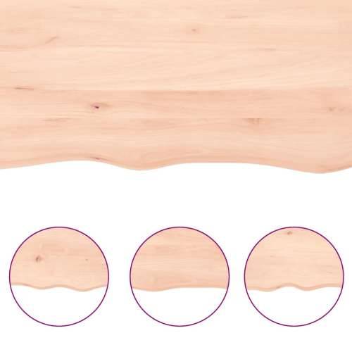 Stolna ploča 120x40x(2-4) cm od hrastovine sa živim rubom - Prirodna 120 x 40 x 4 cm 1 Cijena