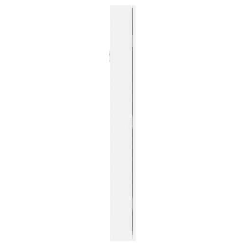 Zidni ormarić za nakit s ogledalom bijeli 37,5 x 10 x 90 cm - Bijela 1 Cijena