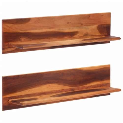 Zidne police 2 kom 112 x 20 x 26 cm od masivnog bagremovog drva - 112 x 20 x 26 cm 2 1 Cijena