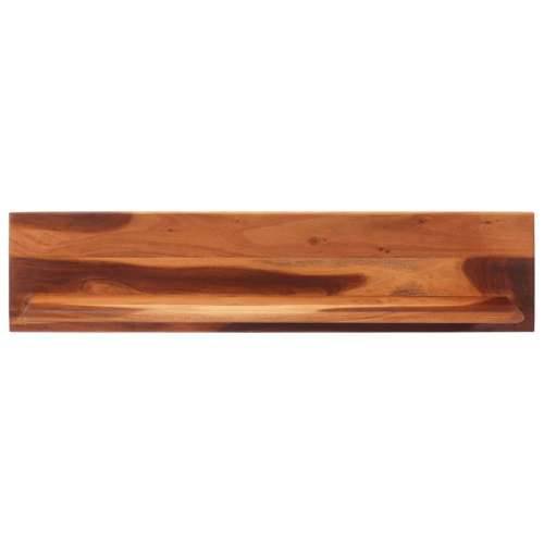 Zidne police 2 kom 112 x 20 x 26 cm od masivnog bagremovog drva - 112 x 20 x 26 cm 2 1 Cijena