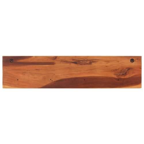 Zidne police 2 kom 112 x 20 x 26 cm od masivnog bagremovog drva - 112 x 20 x 26 cm 2 1 Cijena