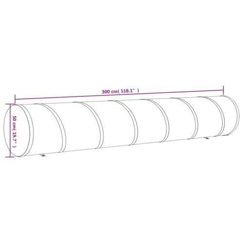 Tunel za pse plavi Ø 50 x 300 cm poliesterski - Ø 50 x 300 cm 1 Cijena