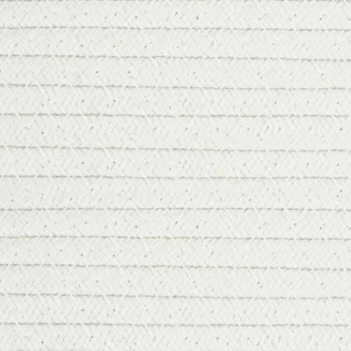 Košara za rublje sivo-bijela Ø 55 x 36 cm pamučna Siva i bijela 55 x 36 cm 1 Cijena