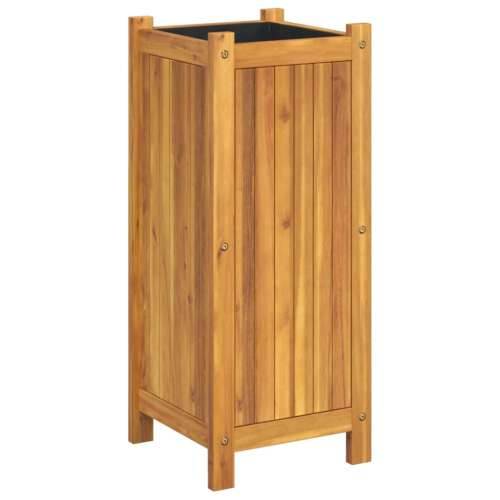 Vrtna sadilica s oblogom 31x31x75 cm od masivnog drva bagrema - 31 x 31 x 75 cm 1 Cijena