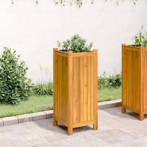 Vrtna sadilica s oblogom 31x31x75 cm od masivnog drva bagrema - 31 x 31 x 75 cm 1 Cijena
