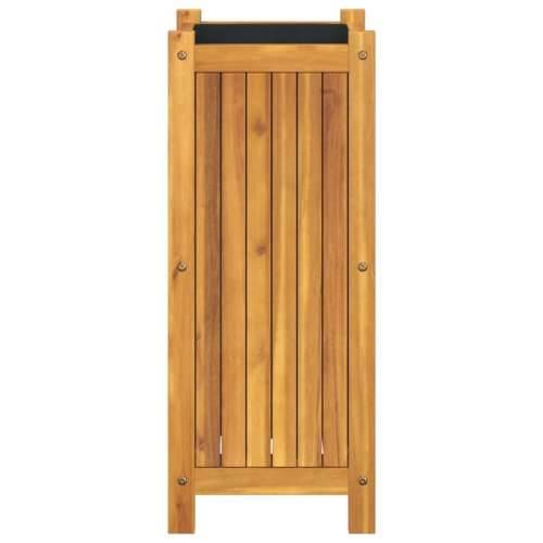 Vrtna sadilica s oblogom 31x31x75 cm od masivnog drva bagrema - 31 x 31 x 75 cm 1 Cijena