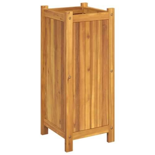 Vrtna sadilica s oblogom 31x31x75 cm od masivnog drva bagrema - 31 x 31 x 75 cm 1 Cijena