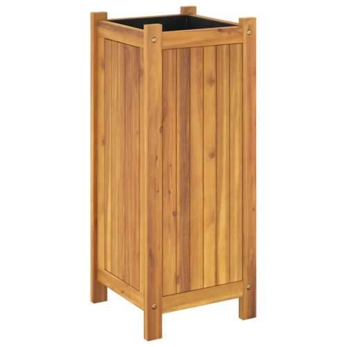 Vrtna sadilica s oblogom 31x31x75 cm od masivnog drva bagrema - 31 x 31 x 75 cm 1 Cijena