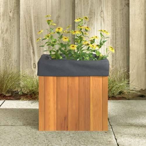 Vrtna sadilica 25x25x25 cm od masivnog bagremovog drva - 25 x 25 x 25 cm 1 Cijena
