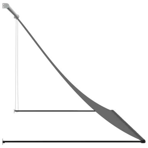 Tenda na uvlačenje antracit 200 x 150 cm od tkanine i čelika - Antracit 200 x 150 cm 1 Cijena