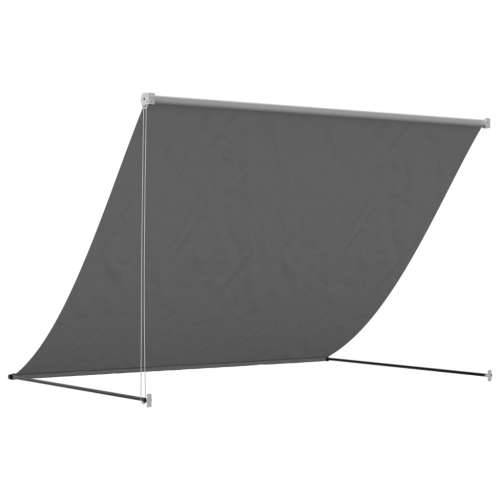Tenda na uvlačenje antracit 200 x 150 cm od tkanine i čelika - Antracit 200 x 150 cm 1 Cijena