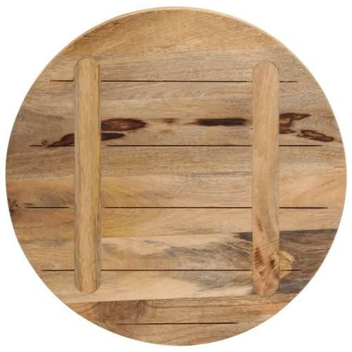 Stolna ploča Ø 60x2,5 cm okrugla od masivnog grubog drva manga - Grubo drvo manga (prirodno) 60 cm 1 25 mm Cijena