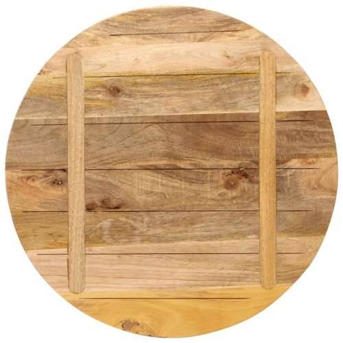 Stolna ploča Ø 70x3,8 cm okrugla od masivnog grubog drva manga - Grubo drvo manga (prirodno) 70 cm 1 38 mm Cijena