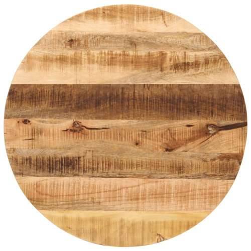 Stolna ploča Ø 80x2,5 cm okrugla od masivnog grubog drva manga - Grubo drvo manga (prirodno) 80 cm 1 25 mm Cijena