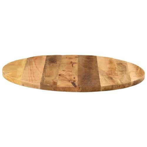 Stolna ploča Ø 80x2,5 cm okrugla od masivnog grubog drva manga - Grubo drvo manga (prirodno) 80 cm 1 25 mm Cijena