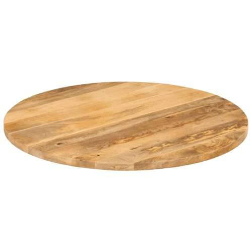 Stolna ploča Ø 80 x 2,5 cm okrugla od masivnog drva manga - Drvo manga (prirodno) 80 cm 1 25 mm Cijena