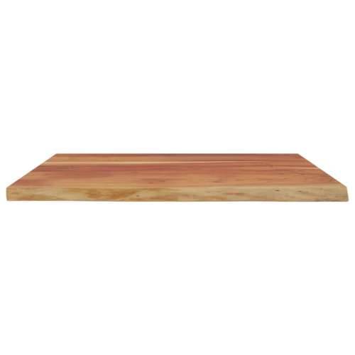 Stolna ploča 90x80x2,5 cm pravokutna bagremovo drvo živi rub - Prirodna 90 x 80 x 2.5 cm 1 Masivno bagremovo drvo Cijena