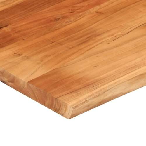 Stolna ploča 90x80x2,5 cm pravokutna bagremovo drvo živi rub - Prirodna 90 x 80 x 2.5 cm 1 Masivno bagremovo drvo Cijena