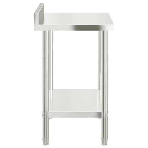 Kuhinjski radni stol 110 x 55 x 93 cm od nehrđajućeg čelika Cijena