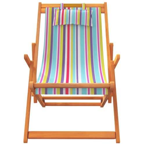 Sklopive stolice za plažu od tkanine 2 kom višebojne - Šareni 2 S naslonom za ruke Cijena