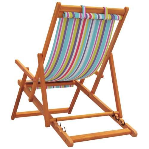 Sklopive stolice za plažu od tkanine 2 kom višebojne - Šareni 2 S naslonom za ruke Cijena