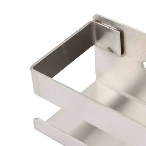 Polica za tuš 23x6,5x6 cm brušeni nehrđajući čelik 304 - 23 x 6.5 x 6 cm 1 Cijena