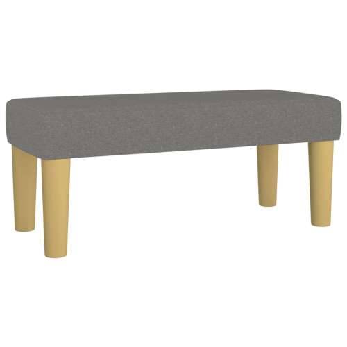 Krevet box spring s madracem tamnosivi 120 x 190 cm tkanina - Tamno siva 120 x 190 cm gumbi Cijena
