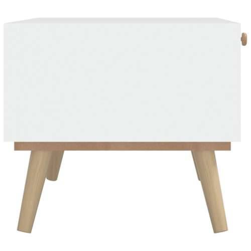Stolić za kavu s ladicama 80x40x35,5 cm od konstruiranog drva - Bijela 1 Cijena
