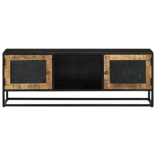 TV ormarić 110 x 30 x 40 cm od masivnog drva manga i željeza - 1 110 cm Cijena