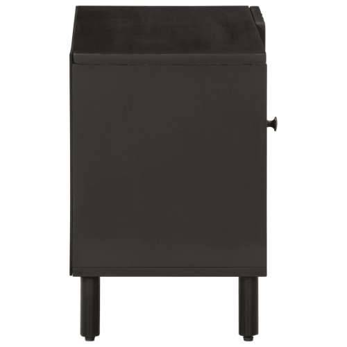 TV ormarić crni 80 x 31 x 46 cm od masivnog drva manga - Crna 1 masivno drvo manga Cijena