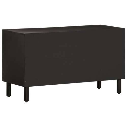 TV ormarić crni 80 x 31 x 46 cm od masivnog drva manga - Crna 1 masivno drvo manga Cijena